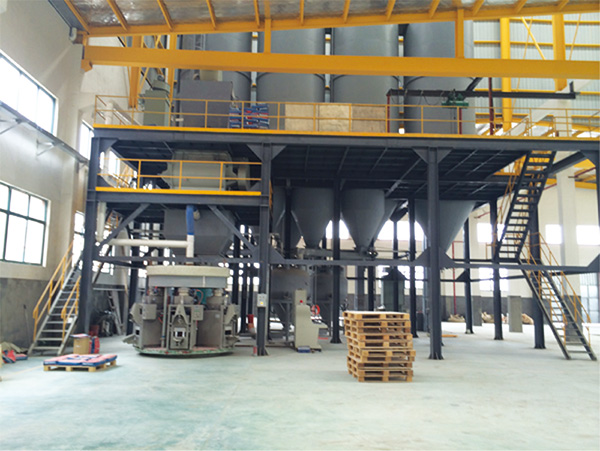 Dry mortar production line
